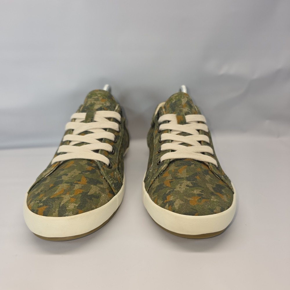 TAOS Women's‎ Star Jungle Camo Lace Up Low Top Canvas Sneakers Shoes US 10.5 - Picture 4 of 8